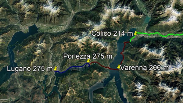 Radtour von Graubünden über den Albula- und Berninapass an den Comer See und den Luganer See