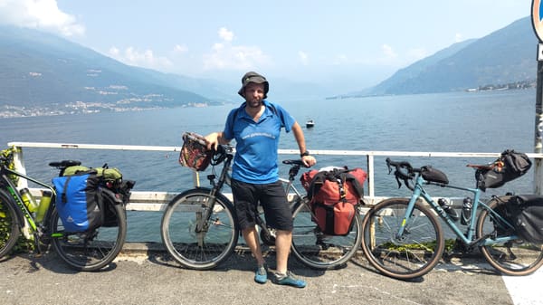 Radtour von Graubünden über den Albula- und Berninapass an den Comer See und den Luganer See