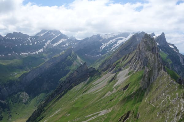 Große Alpsteinrunde in 2 Tagen über den Säntis mit Lisengrat und Rotsteinpass