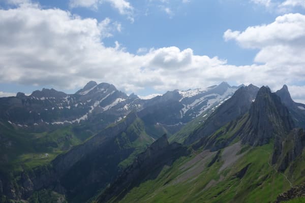 Große Alpsteinrunde in 2 Tagen über den Säntis mit Lisengrat und Rotsteinpass