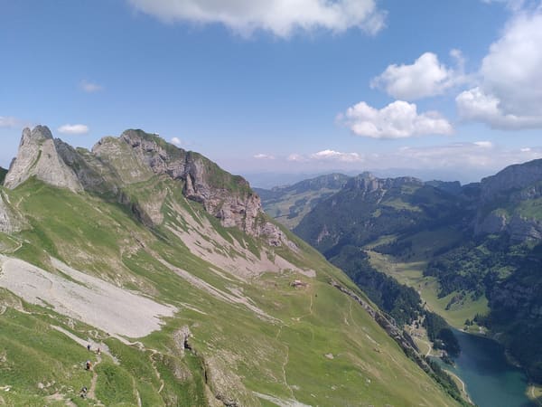 Große Alpsteinrunde in 2 Tagen über den Säntis mit Lisengrat und Rotsteinpass