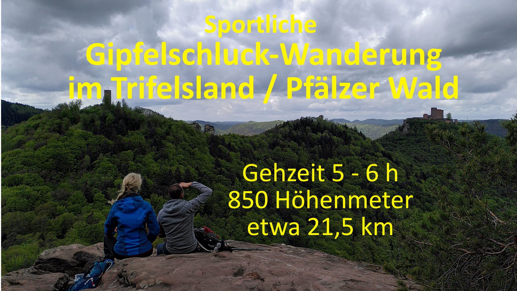 Rundwanderung im Trifels-Land bei Annweiler: Neukastell, Madenburg, Slevogtfelsen und Hohenberg