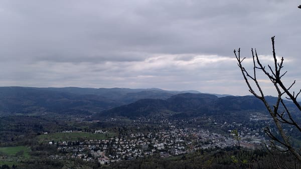 Wanderung auf dem Ebersteinburg-Rundweg bei Baden-Baden im Nordschwarzwald