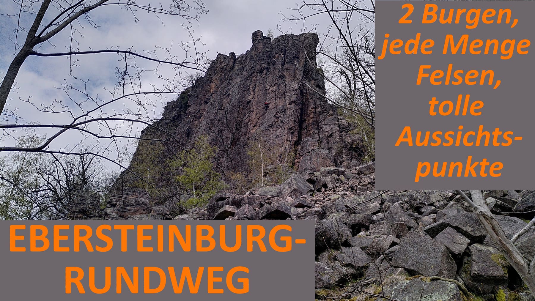 Wanderung auf dem Ebersteinburg-Rundweg bei Baden-Baden im Nordschwarzwald