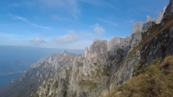 Grignetta via Direttissima – Mini-Dolomiten am Comer See bei Lecco