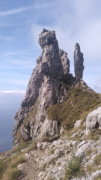 Grignetta via Direttissima – Mini-Dolomiten am Comer See bei Lecco