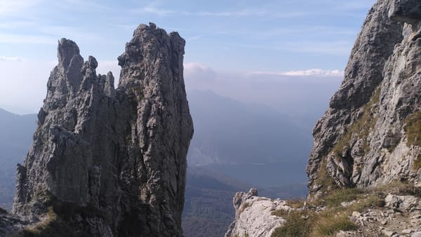 Grignetta via Direttissima – Mini-Dolomiten am Comer See bei Lecco
