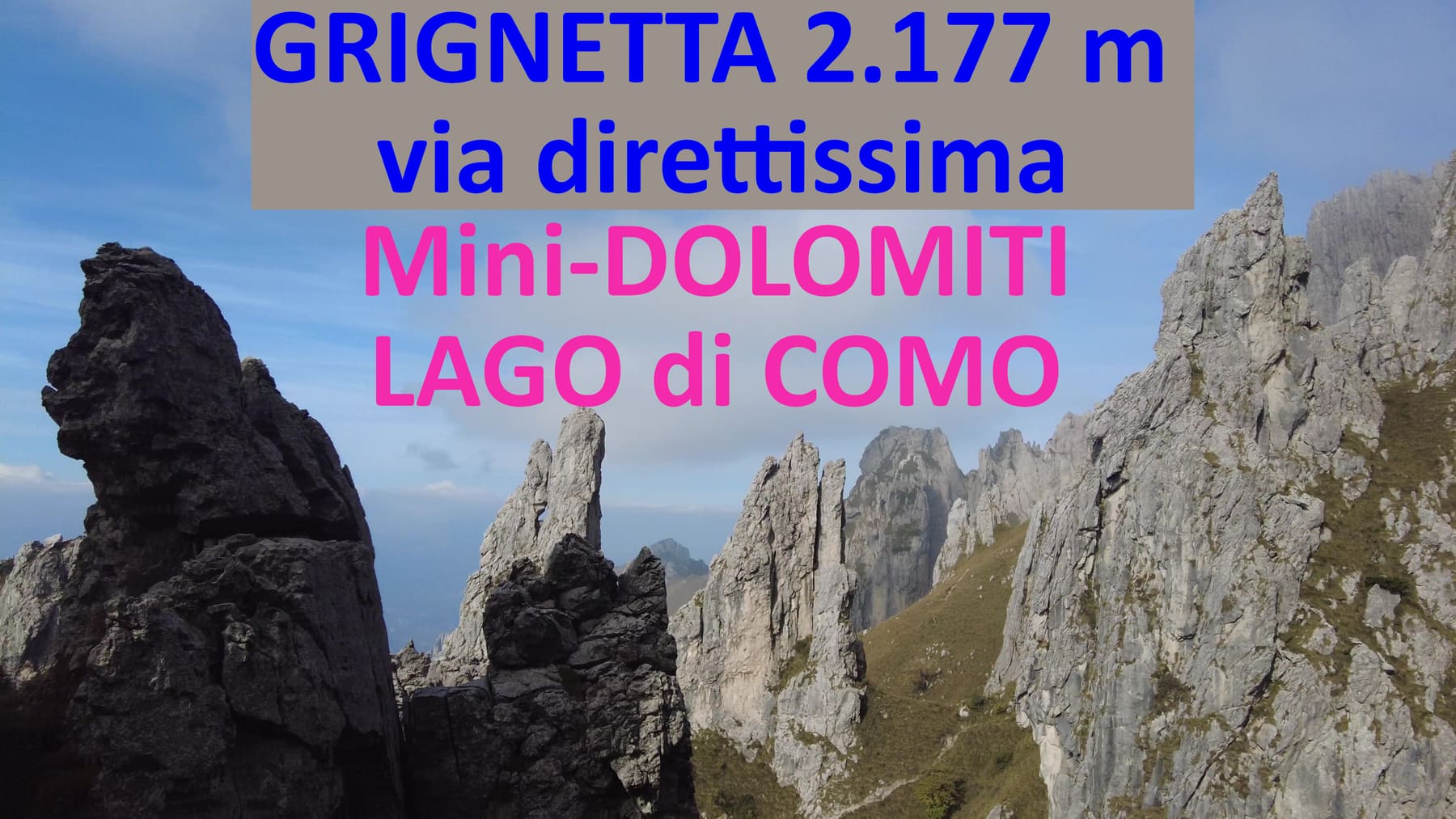 Grignetta via Direttissima – Mini-Dolomiten am Comer See bei Lecco