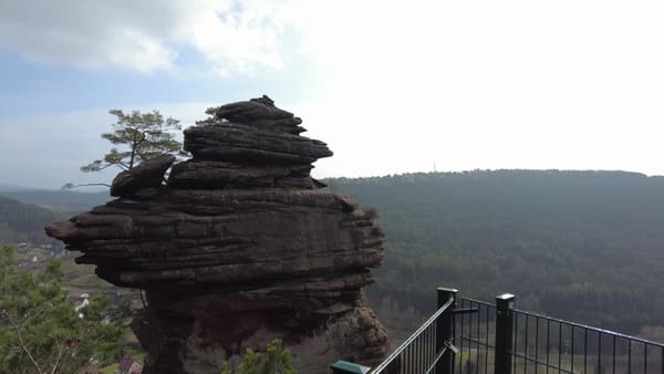 Pfälzer Wald Wanderung Höllenberg-Tour Spirkelbach – Felsen, Steine, Aussicht