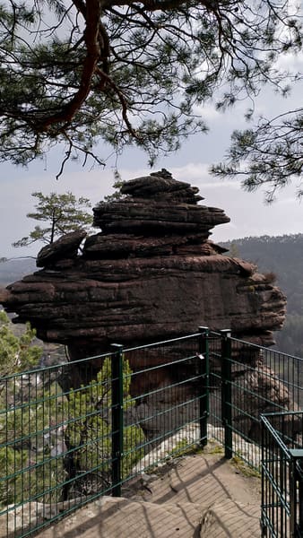 Pfälzer Wald Wanderung Höllenberg-Tour Spirkelbach – Felsen, Steine, Aussicht