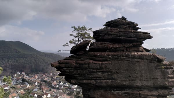 Pfälzer Wald Wanderung Höllenberg-Tour Spirkelbach – Felsen, Steine, Aussicht