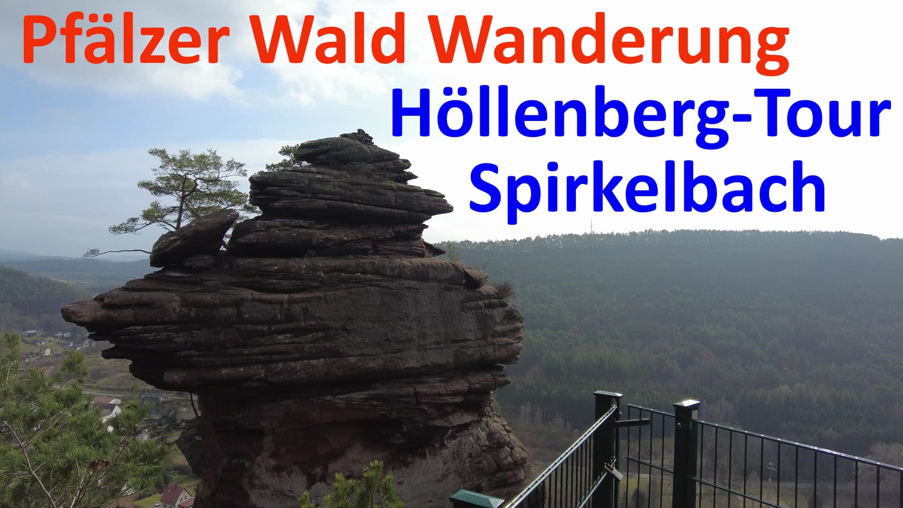 Pfälzer Wald Wanderung Höllenberg-Tour Spirkelbach – Felsen, Steine, Aussicht