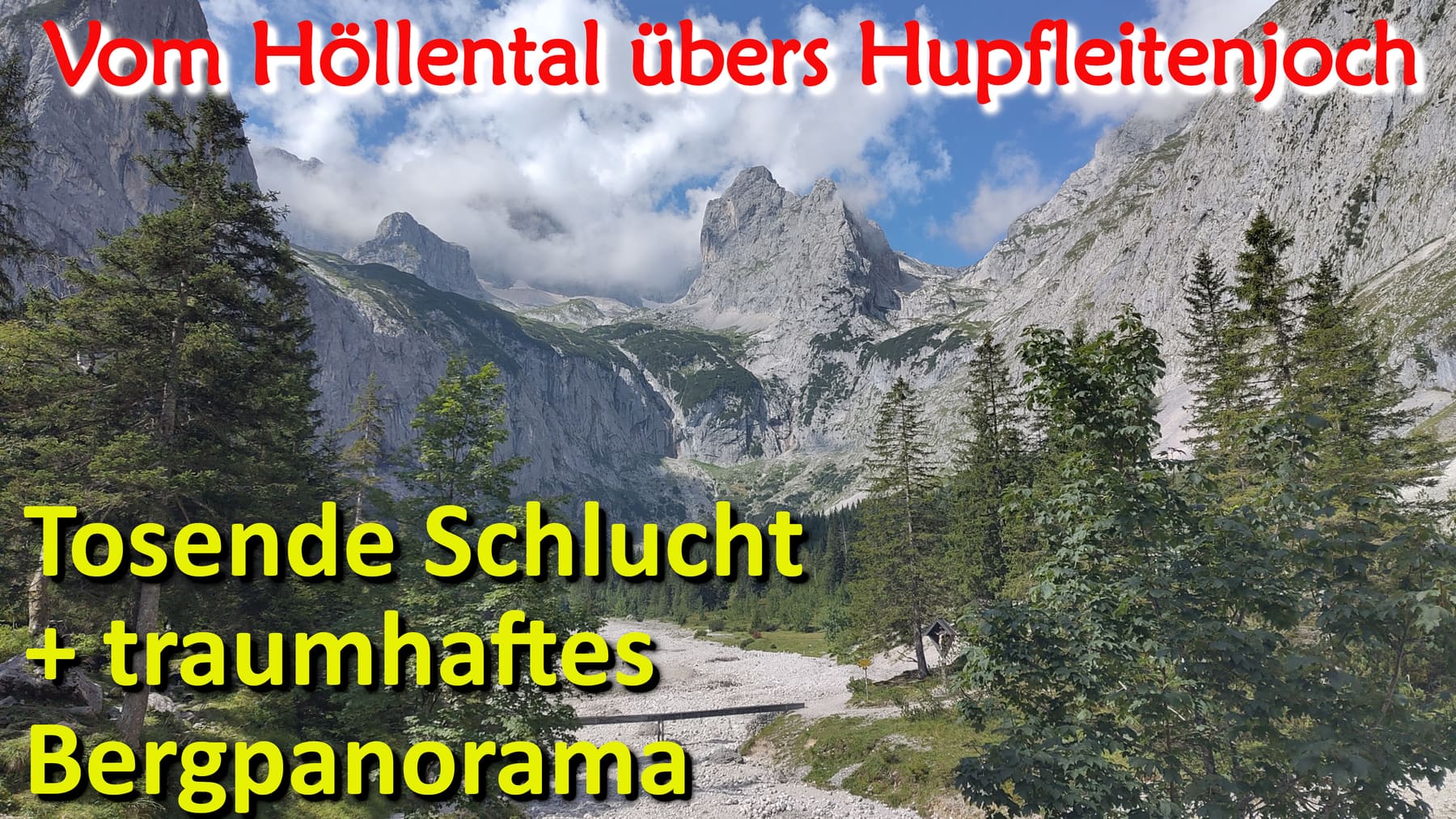 Wanderung durchs imposante Höllental mit tosender Höllentalklamm zum Kreuzeck bei Garmisch