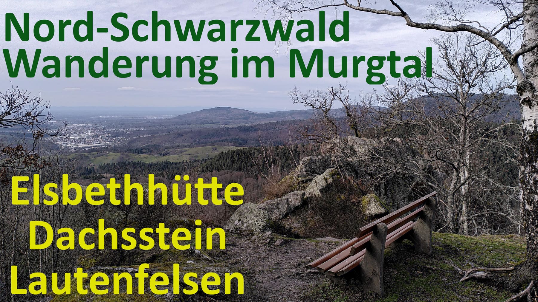 Schwarzwald-Wanderung im Murgtal: Elsbethütte, Dachsstein und Lautenfelsen bei Gernsbach