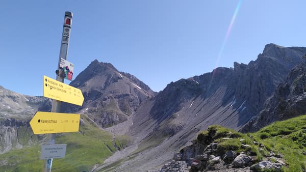 Lechtaler Höhenweg: Hüttentour mit Leutkircher Hütte, Kaiserjochhaus und Ansbacher Hütte