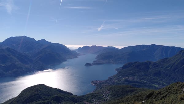 Monte Grona – Gipfel-Wanderung mit Comer-See-Panorama bei Menaggio