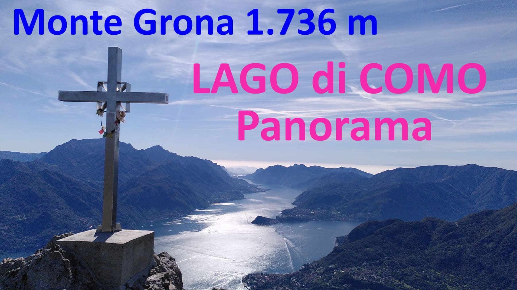 Monte Grona – Gipfel-Wanderung mit Comer-See-Panorama bei Menaggio