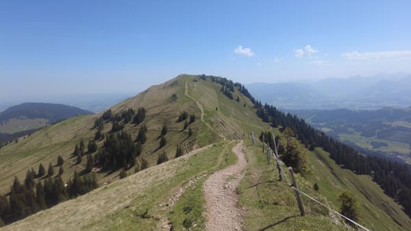 Nagelfluhkette: Gratwanderung vom Hochgrat bis zum Mittag (Allgäu)