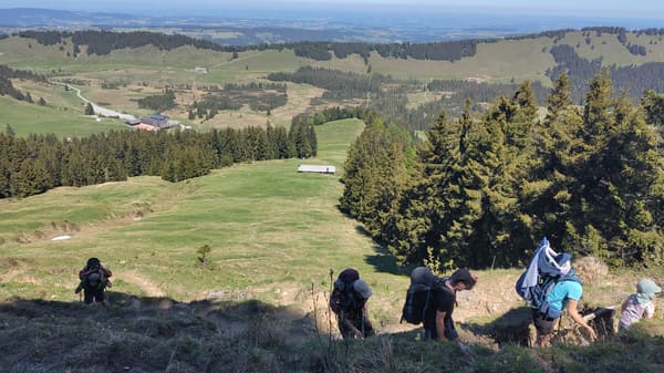 Hüttentour mit Kindern auf der Nagelfluhkette bei Oberstaufen im Allgäu