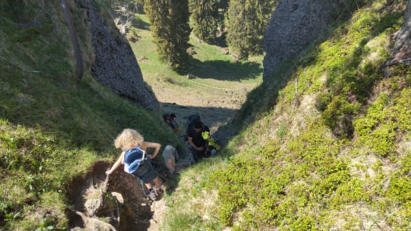 Hüttentour mit Kindern auf der Nagelfluhkette bei Oberstaufen im Allgäu
