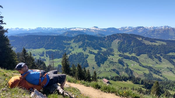 Hüttentour mit Kindern auf der Nagelfluhkette bei Oberstaufen im Allgäu