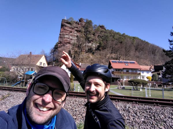 Radtour Pfälzer Wald: 180-km-Tagesrunde von Karlsruhe durch das Dahner Felsenland