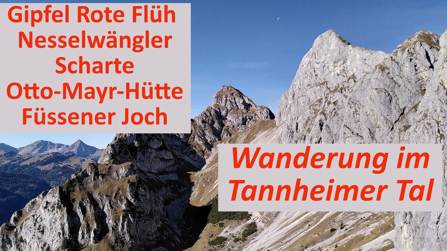 Wanderung im Tannheimer Tal: Nesselwängle – Gimpelhaus – Rote Flüh – Nesselwängler Scharte – Otto-Mayr-Hütte