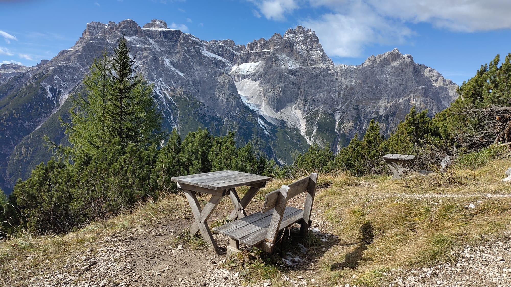Wanderung entlang der imposanten Sextner Rotwand über die Rotwandköpfe ins Fischleintal bei Sexten in den Dolomiten