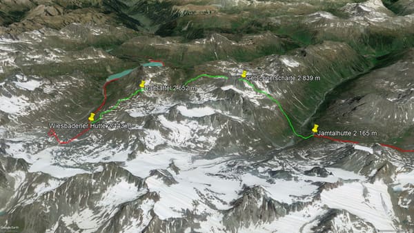 Hüttentour in der Silvretta mit drei Dreitausendern: Ischgl – Heidelberger Hütte – Jamtalhütte – Bielerhöhe
