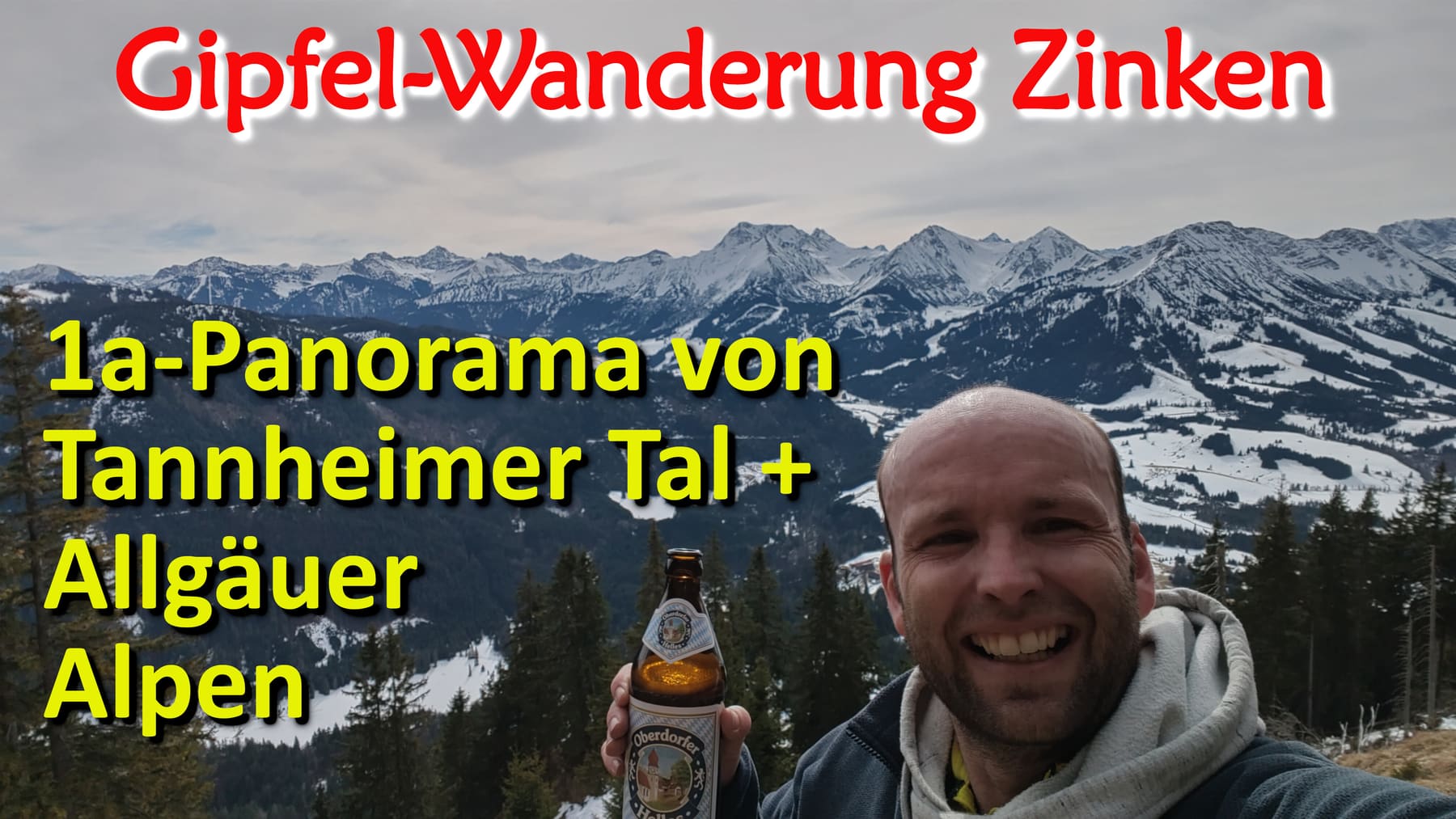 Gipfelwanderung Zinken mit 1a-Panorama über Tannheimer Tal und Allgäuer Alpen